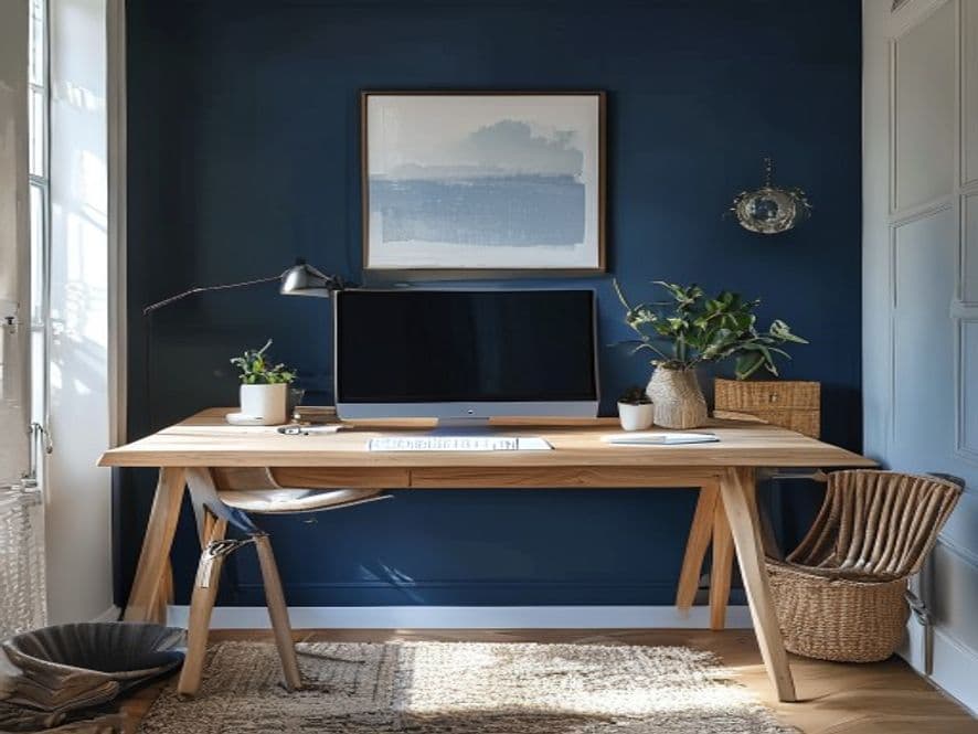 Bureau home office repeint à Rezé